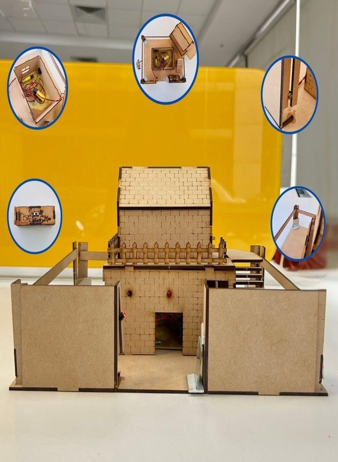 Ansoz DIY Laser Security Alarm Project Kit with House Model, Pre-Assembled PCB, Educational STEM Project for School Exhibition - Image 4