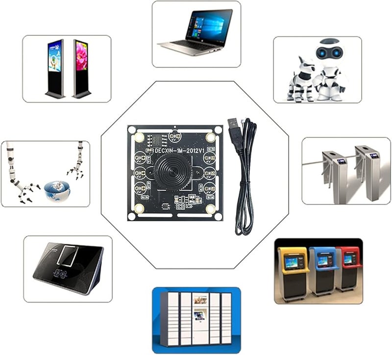USB 2.0 Fast Speed Industrial Camera Module OV9732 1MP 100 Degree Wide Angle With 1m Cable - Image 3
