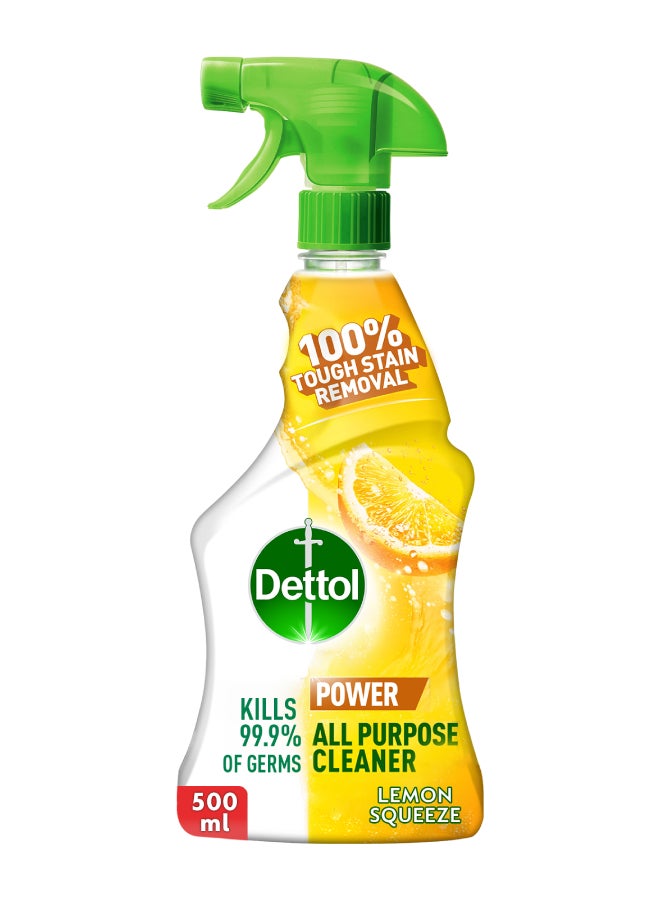 Dettol All Purpose Cleaner Spray Bottle, Lemon Scent, 500ml 500ml