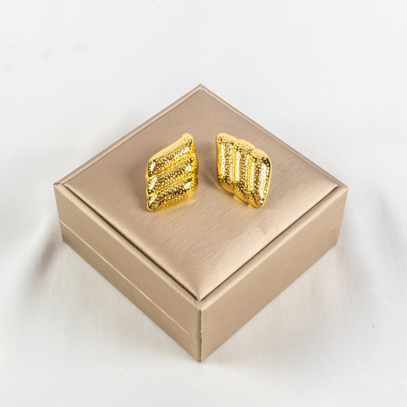 Golden Stainless Steel Earring