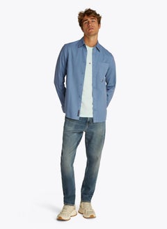 TOMMY JEANS Regular Fit Washed Twill Long Sleeve Shirt  - Image 4