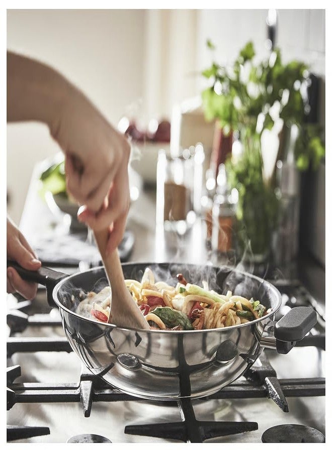 STORK MIDDAGSMAT, Compatible with All Hobs Including Induction (Wok, Non-Stick Coating/Stainless Steel, 28 cm) - Image 5
