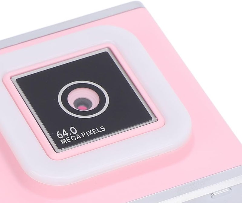 Pink Digital Camera 48MP Front Rear AI Autofocus 2 4in IPS Screen Fill Light Long Battery Life Ideal for Travel Selfies - Image 4