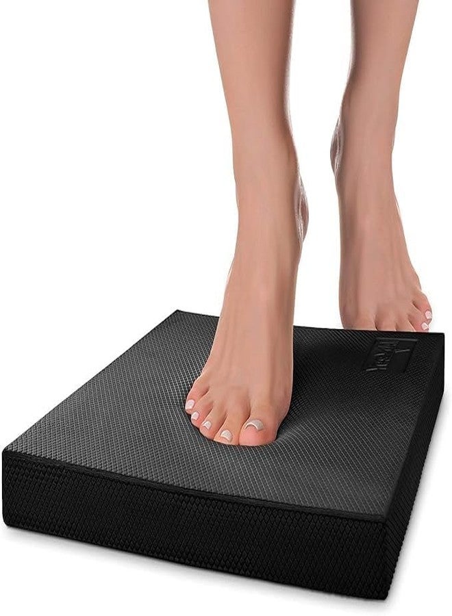 RAXIMEL Balance Pad Foam Cushion - Exercise & Yoga Trainer for Physical Therapy, Stability Workout, Strength Training, Knee & Ankle Rehabilitation, Non-Slip Fitness Mat & Chair Cushion for Adults, Kids & Travel (48 x 38 cm, Pack of 1) - Image 1