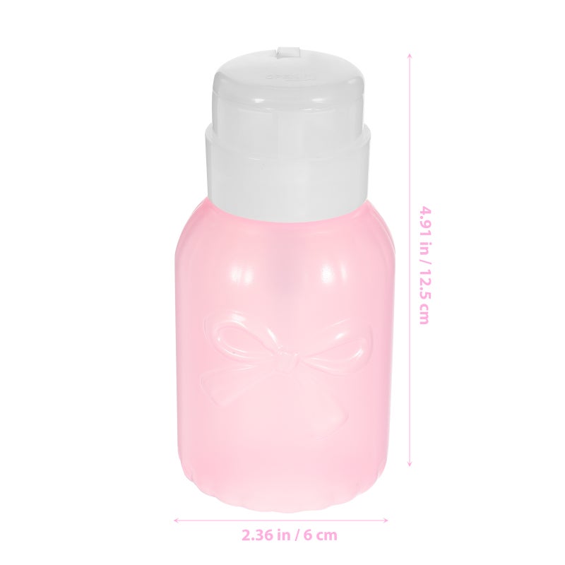 Makeup Remover Bottles with Refillable Pump Dispensers for Nail Tools Care - Image 2