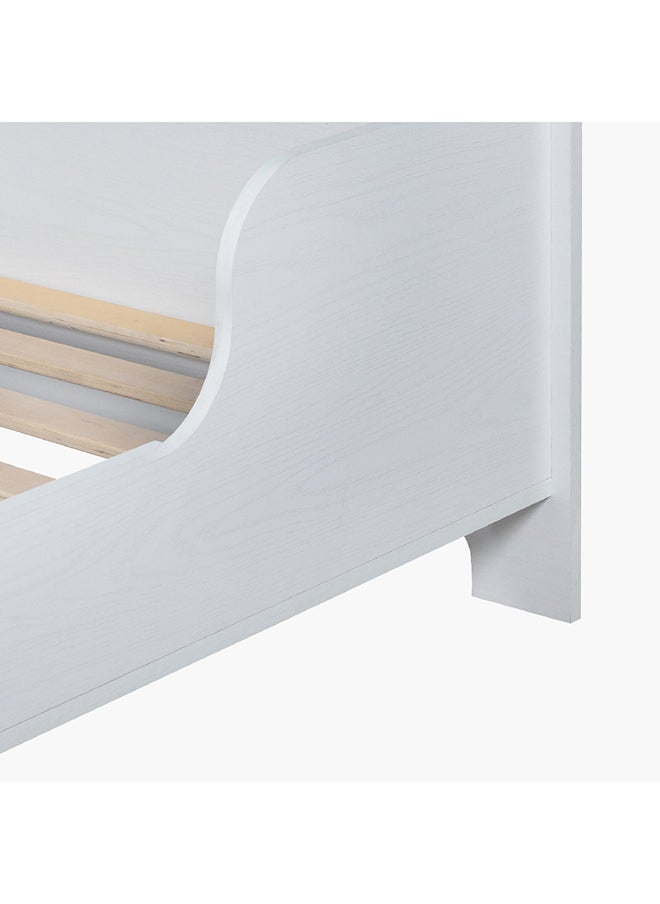 Home Box Home Box Vanilla Toddler Engineereing Wood Extendable Bed White 103 x 80 x 200 cm  - Image 5