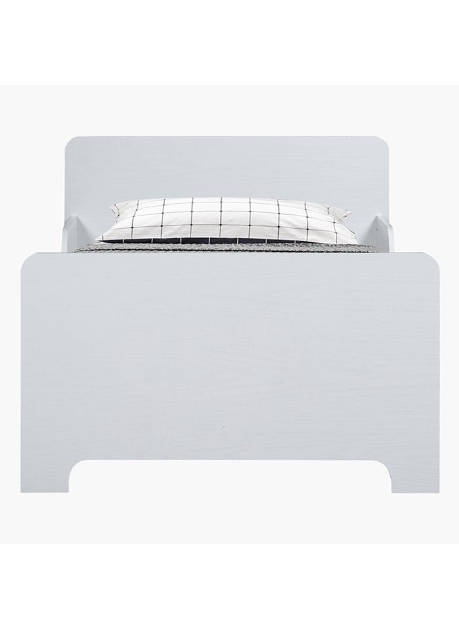 Home Box Home Box Vanilla Toddler Engineereing Wood Extendable Bed White 103 x 80 x 200 cm  - Image 2