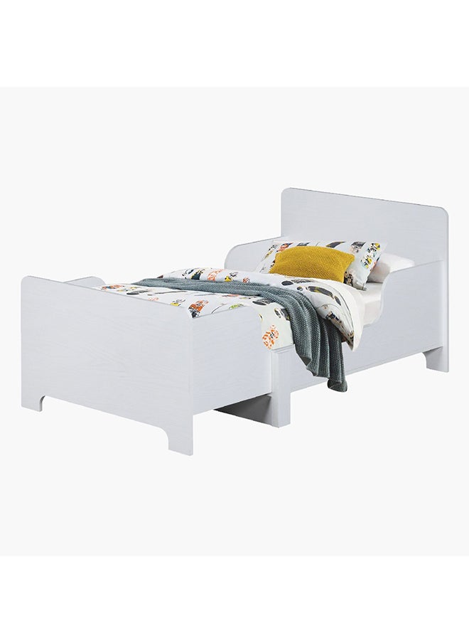 Home Box Home Box Vanilla Toddler Engineereing Wood Extendable Bed White 103 x 80 x 200 cm  - Image 4