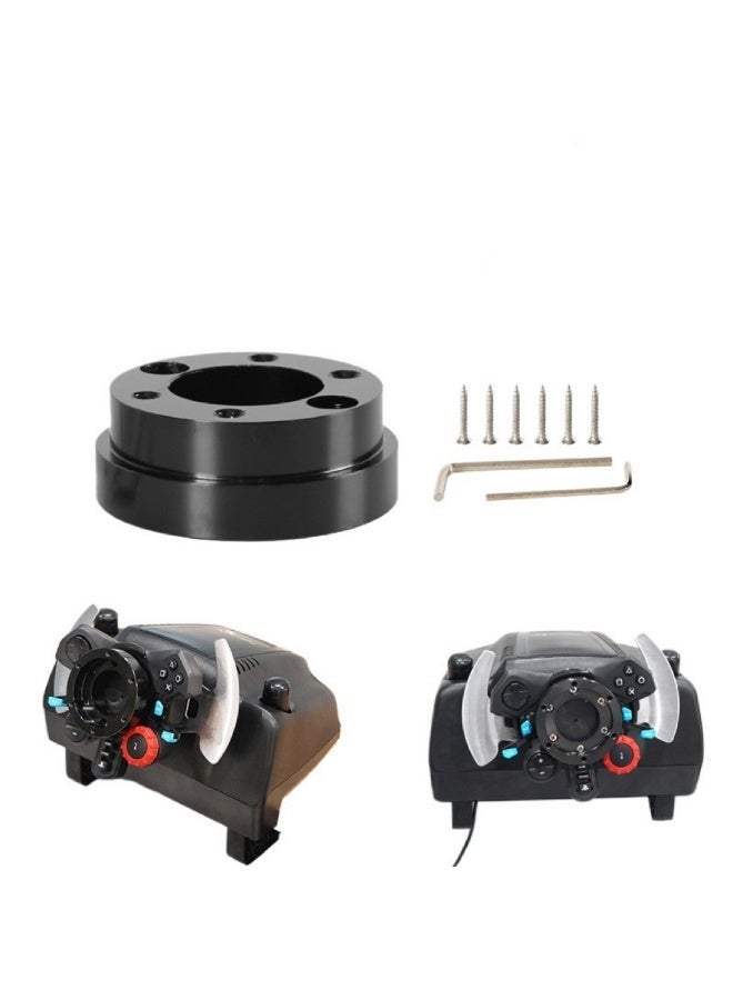 جزء محور عجلة القيادة ، لوحة محول عجلة القيادة سبيكة الألومنيوم لـ Logitech G25 G27 G29 G920 - Image 3