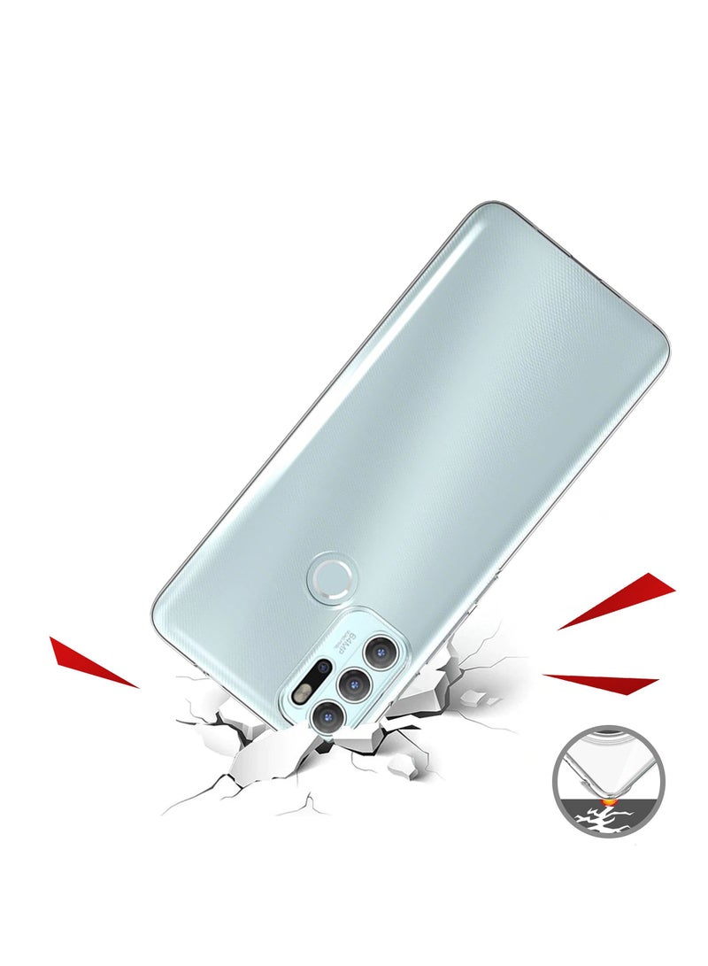 Wtech TPU Soft Corner Case Cover For Motorola Moto G60S 4G Clear - Image 3