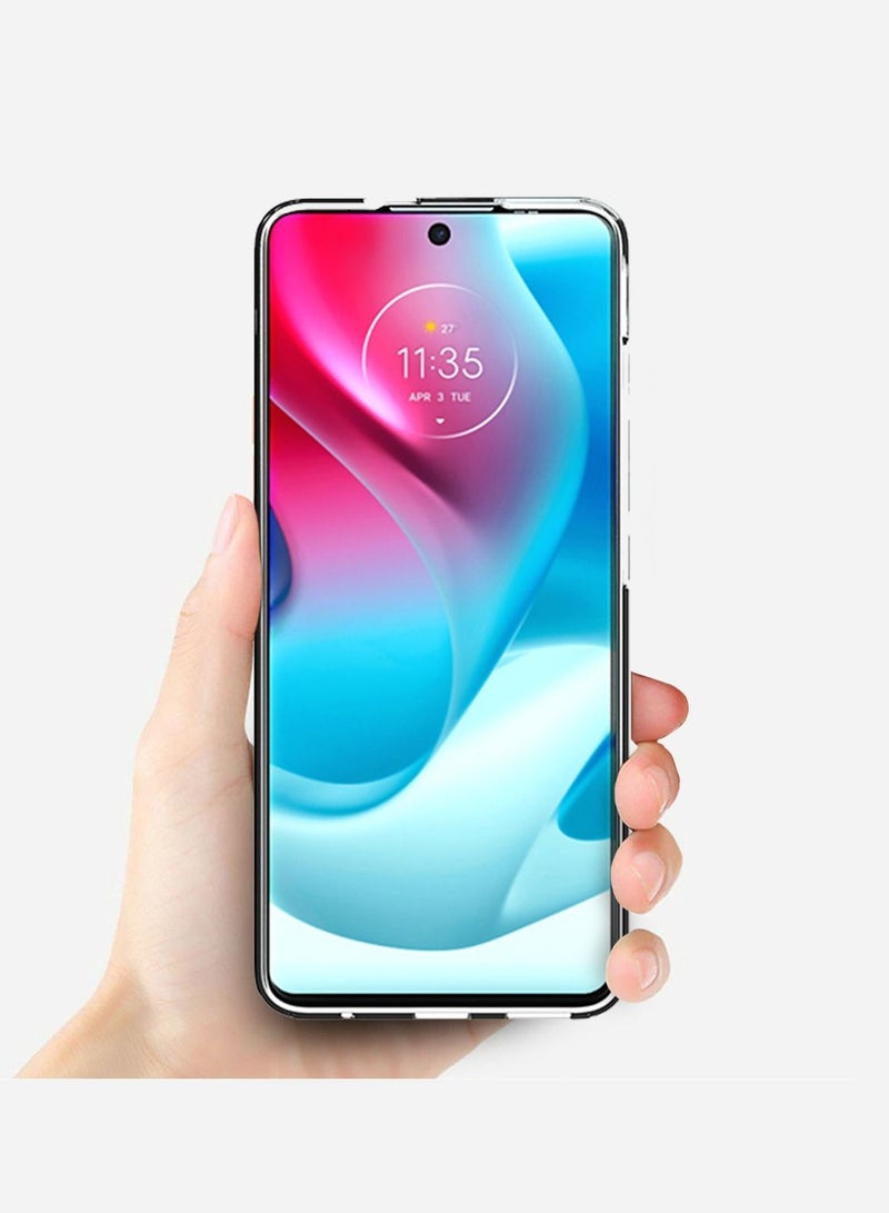 Wtech TPU Soft Corner Case Cover For Motorola Moto G60S 4G Clear - Image 2
