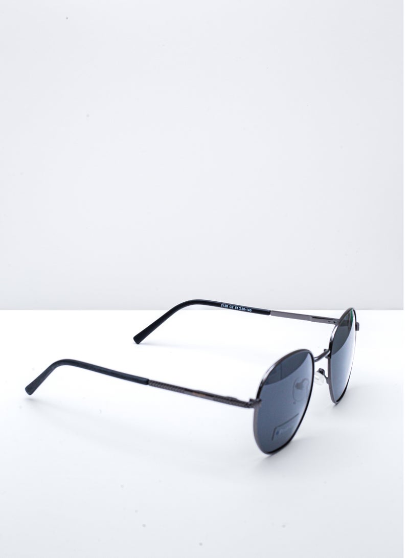 Baleno "Circular Sunglasses with UV Protection Lenses – Trendy Frame for Men & Women, Lightweight Design Ideal for Everyday Wear and Outdoor Activities" - Image 2