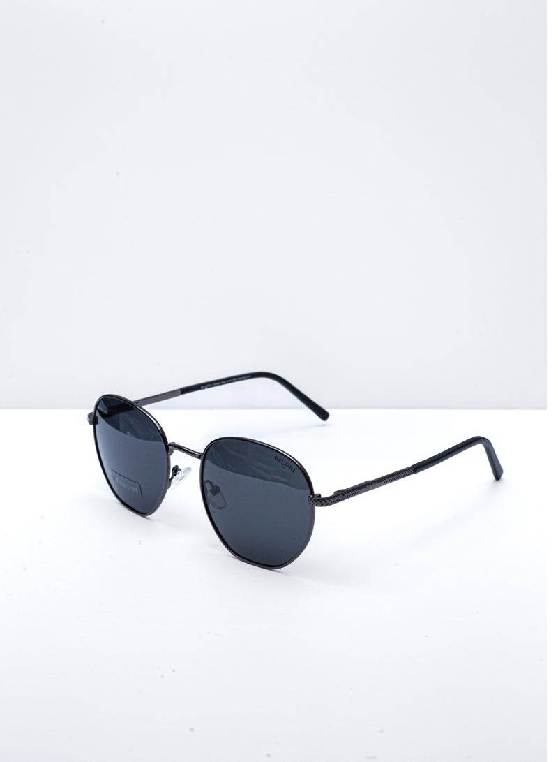 Baleno "Circular Sunglasses with UV Protection Lenses – Trendy Frame for Men & Women, Lightweight Design Ideal for Everyday Wear and Outdoor Activities" - Image 3