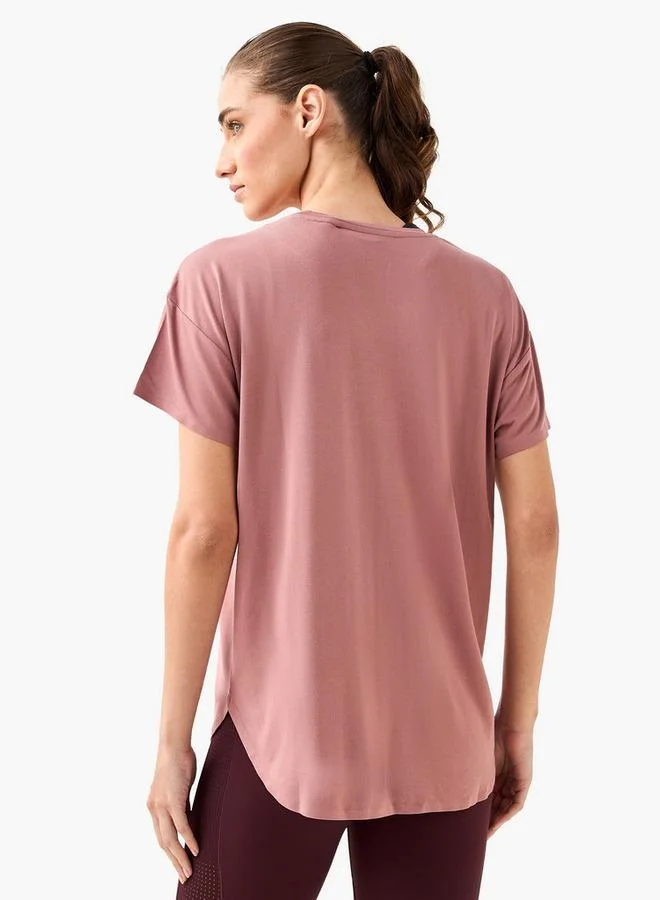 Splash Active Pink Women 2-Way Stretch T-shirt for Women | Best Price UAE