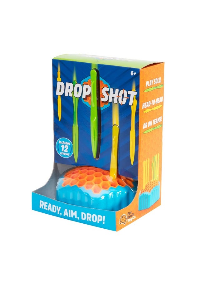 Fat Brain Toys - Drop Shot - Ready, Aim, Drop! 2-Player Skill Game For Ages 6+ - Image 1