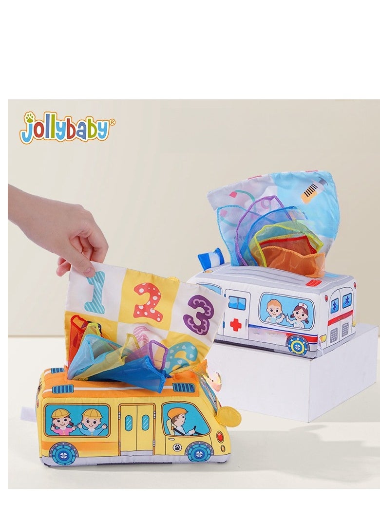 Jollybaby - Tissue Box Drawing Fun - Finger Grip Training - Baby Paper Drawing Toy Early Education Puzzle - Image 1