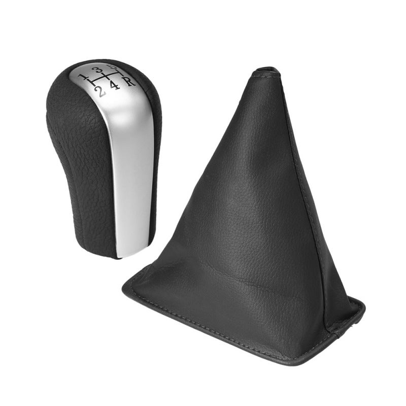 5-Speed Gear Shift Knob Ergonomic Design Dust-proof Gear Shift Cover - Smooth Shifting Stick Shift Cover for Manual Vehicle Drivers - Image 1