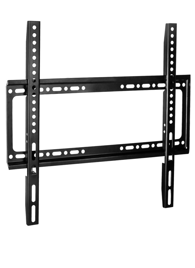Generic TV Wall Mount 26-63 Inches Ultra Strong Slim Fixed TV Bracket Heavy Duty Ultra Super Strong 50KG TV Wall Mount with Wall Fixing Kit for Flat Curved Screen TV LED, LCD OLED and Plasma 50Kg  - Image 1
