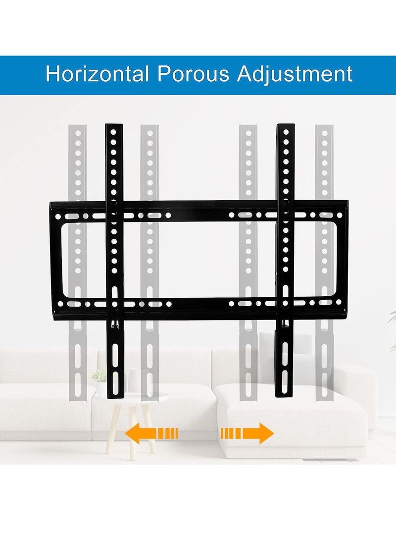 Generic TV Wall Mount 26-63 Inches Ultra Strong Slim Fixed TV Bracket Heavy Duty Ultra Super Strong 50KG TV Wall Mount with Wall Fixing Kit for Flat Curved Screen TV LED, LCD OLED and Plasma 50Kg  - Image 3