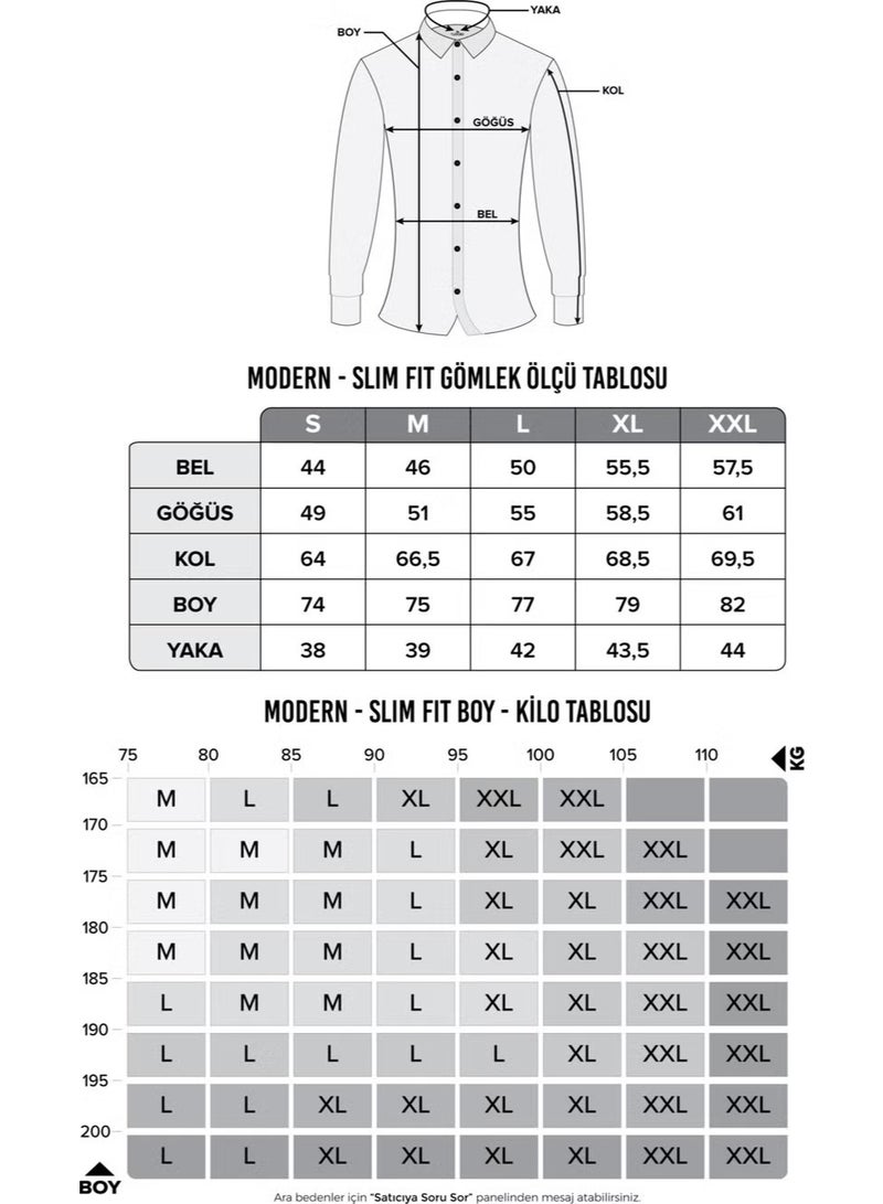 Tudors Slim Fit Plain Navy Blue Men's Shirt - Image 2