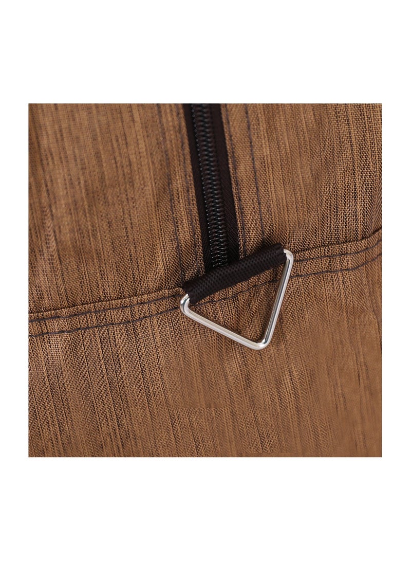 CAPITAL حقيبة دافل كابيتال 16 بوصة، لون القهوة - Image 5