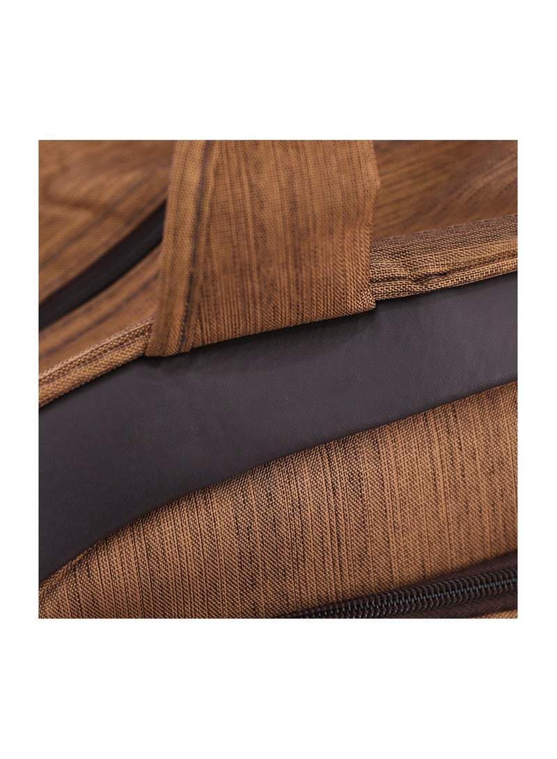 CAPITAL حقيبة دافل كابيتال 16 بوصة، لون القهوة - Image 3