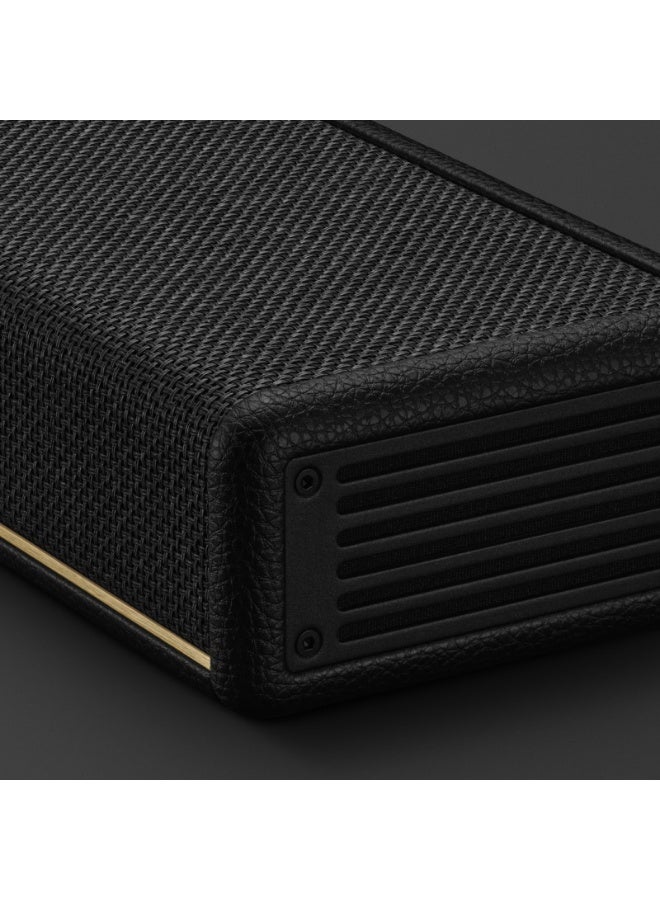 مارشال Heston 120 Soundbar مع Dolby Atmos - صوت غامر / باسات قوية / أوضاع صوتية / تحكم عبر التطبيق / اتصال لاسلكي متعدد / Bluetooth 5.3V / خدمات موسيقية مدمجة - أسود - Image 2