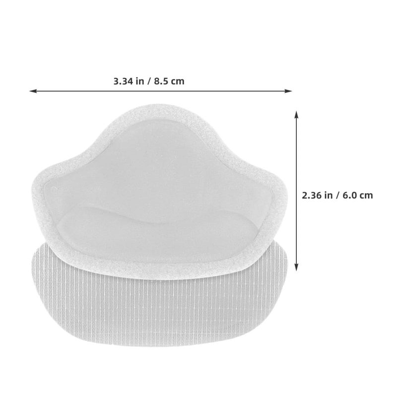 2 Pairs Self Adhesive Heel Cushion Pads Wear Resistant Blister Prevention for Women Shoes - Image 3