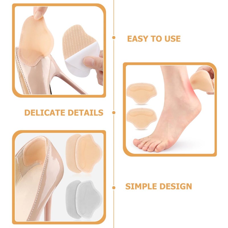 2 Pairs Self Adhesive Heel Cushion Pads Wear Resistant Blister Prevention for Women Shoes - Image 5