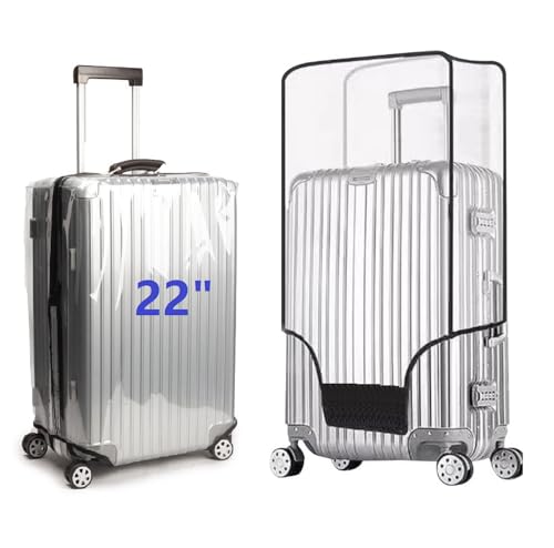 FABULWAY Clear PVC Suitcase Cover Protectors Transparent Luggage Covers Waterproof Wheeled Suitcase Dust Cover Dustproof Travel Luggage Sleeve Protector 22 - Image 1