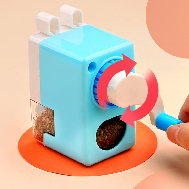 Wolpin 1 Pc Sharpener for Pencil Long Point Metal Sharpener for Kids Tabletop Cartoon - Image 4