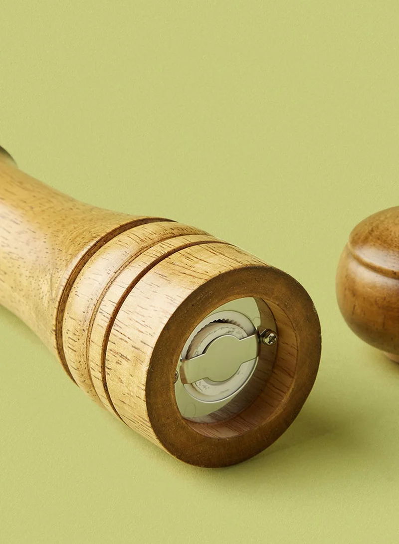 Noon East Adjustable Wooden Pepper Grinder Mill
