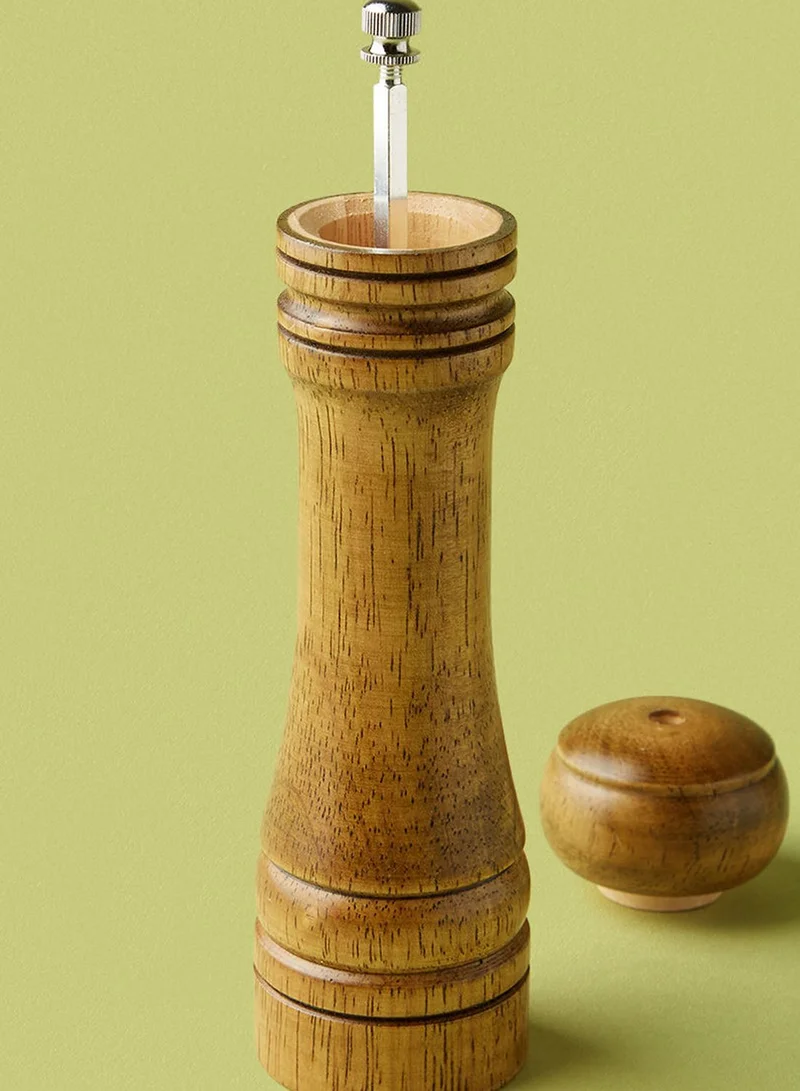 Noon East Adjustable Wooden Pepper Grinder Mill