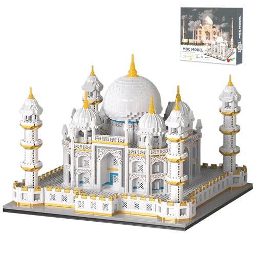 APENGBAOL مجموعة كتل البناء الصغيرة المعمارية تاج محل من APENGBAOL - مجموعة معالم العرض - هدية للبالغين - 4030 قطعة - Image 1