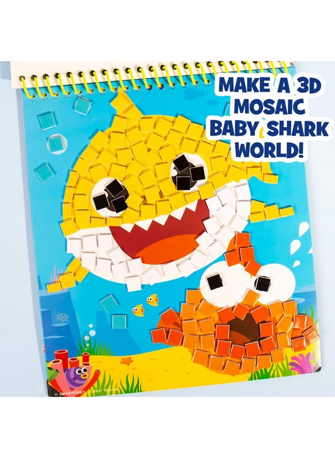 BABY SHARK Baby Shark 3D Mosaic Stickers by Horizon Group USA, Decorate a Activity Book with Over 300 Foam Stickers, Create Your Own 3D Sticker Art, 3D Stickers, Arts and Crafts - Image 3