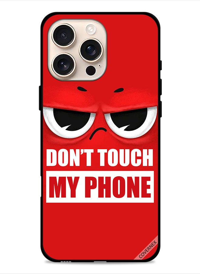 Covernex غطاء حماية آيفون 16 برو لا تلمس هاتفي - Image 1