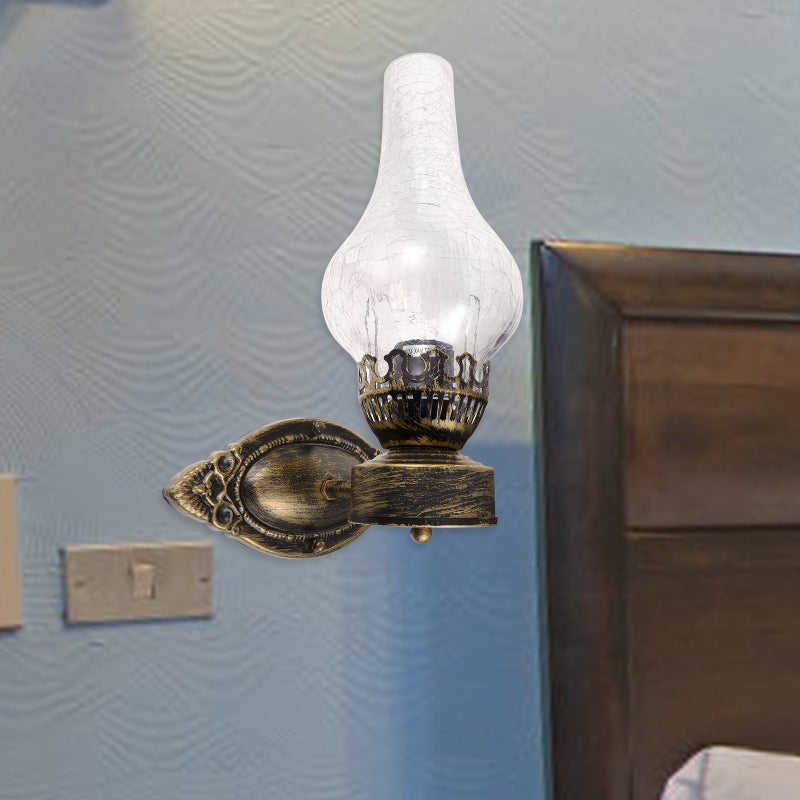 Retro Kerosene Wall Lamp Corridor Stair Metal Art Decorative Wall Lamp Without Light Source - Image 4