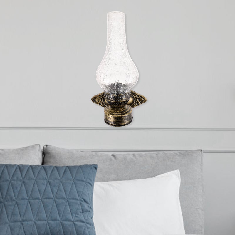 Retro Kerosene Wall Lamp Corridor Stair Metal Art Decorative Wall Lamp Without Light Source - Image 3