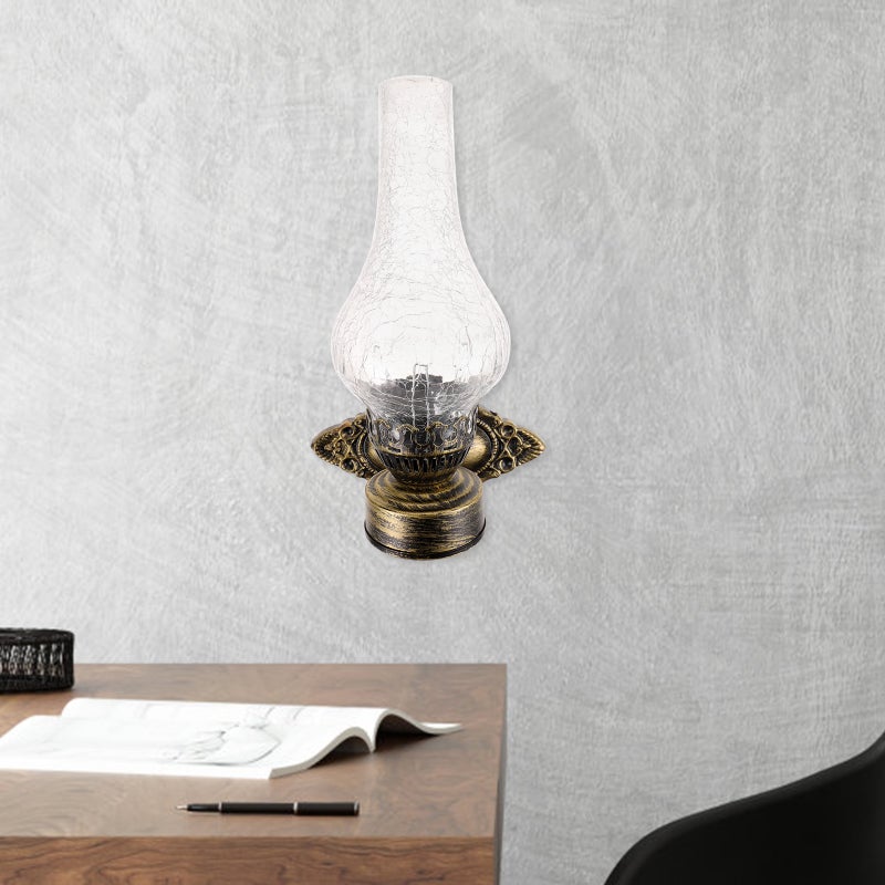 Retro Kerosene Wall Lamp Corridor Stair Metal Art Decorative Wall Lamp Without Light Source - Image 2