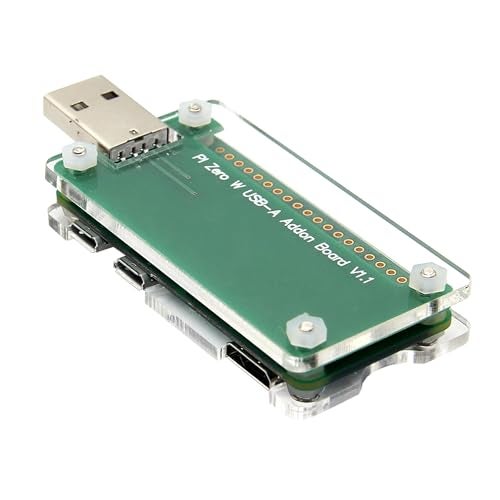 Geekworm USB Dongle Board for Raspberry Pi Zero/Zero W/Zero 2/Zero 2W, USB Expansion with Transparent Acrylic Case Kit - Image 2