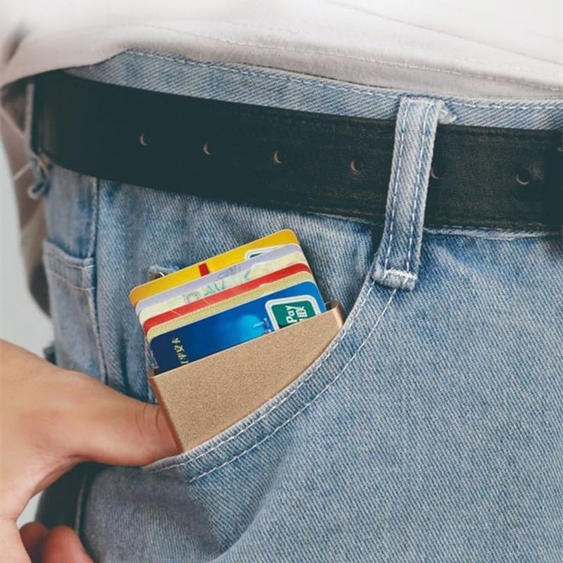 ALKAYAN INFINITY-Plus 6 Card Capacity Aluminum Smart Card Holder for Men and Women - RFID Blocking Information Theft - Image 5