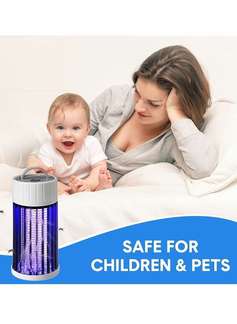 Y&D - Electric Bug Zapper for Indoor Outdoor, 3000V High Powered UV Light Mosquito Killer, Waterproof Pest Control Insect Fly Trap Equipped USB Cable Home, Patio, Backyard, Camping - Image 1