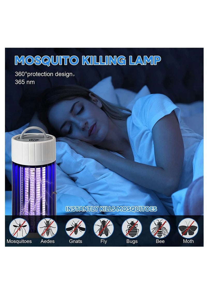 Y&D - Electric Bug Zapper for Indoor Outdoor, 3000V High Powered UV Light Mosquito Killer, Waterproof Pest Control Insect Fly Trap Equipped USB Cable Home, Patio, Backyard, Camping - Image 1