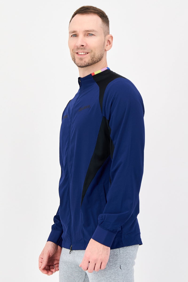 Nike Men Standard Fit Long Sleeve Training jacket, Blue - Image 4