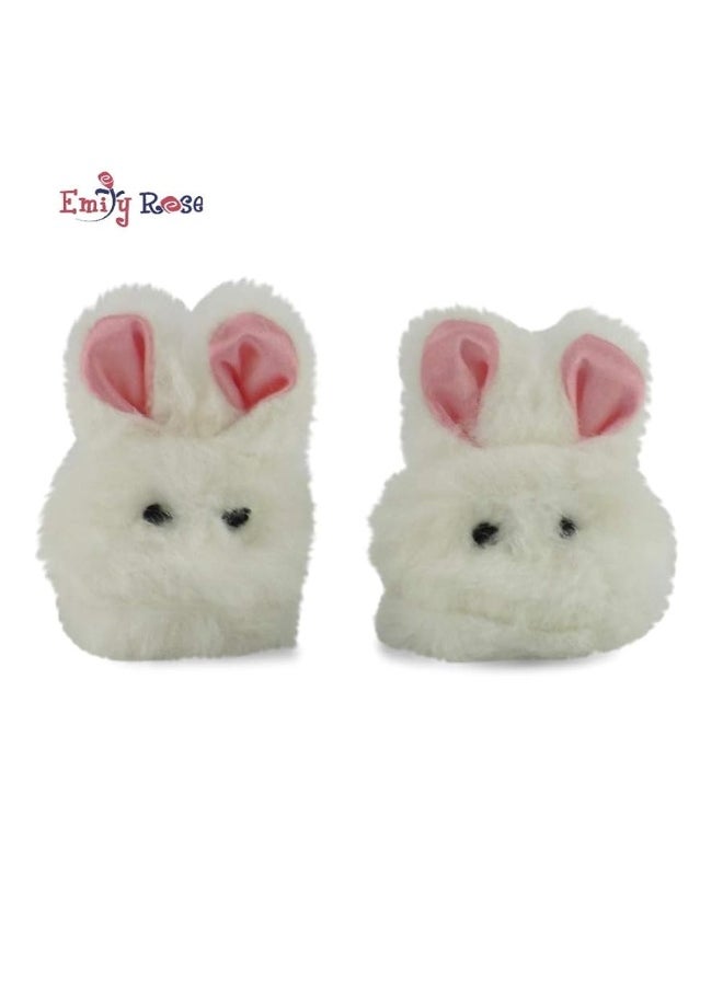 Emily Rose - Emily Rose 18 Inch Doll Clothes and Accessories | 18" Doll Fluffy Easter Bunny Slippers Accessory | Compatible with American Girl Dolls - Image 1