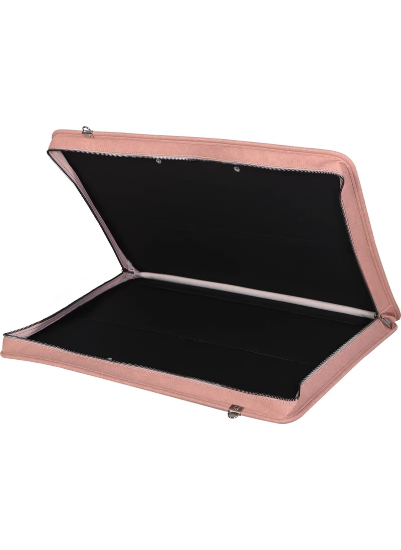 Hobi Market Art Leather Bellows Project Art Bag 40 x 55 cm Pastel Pink