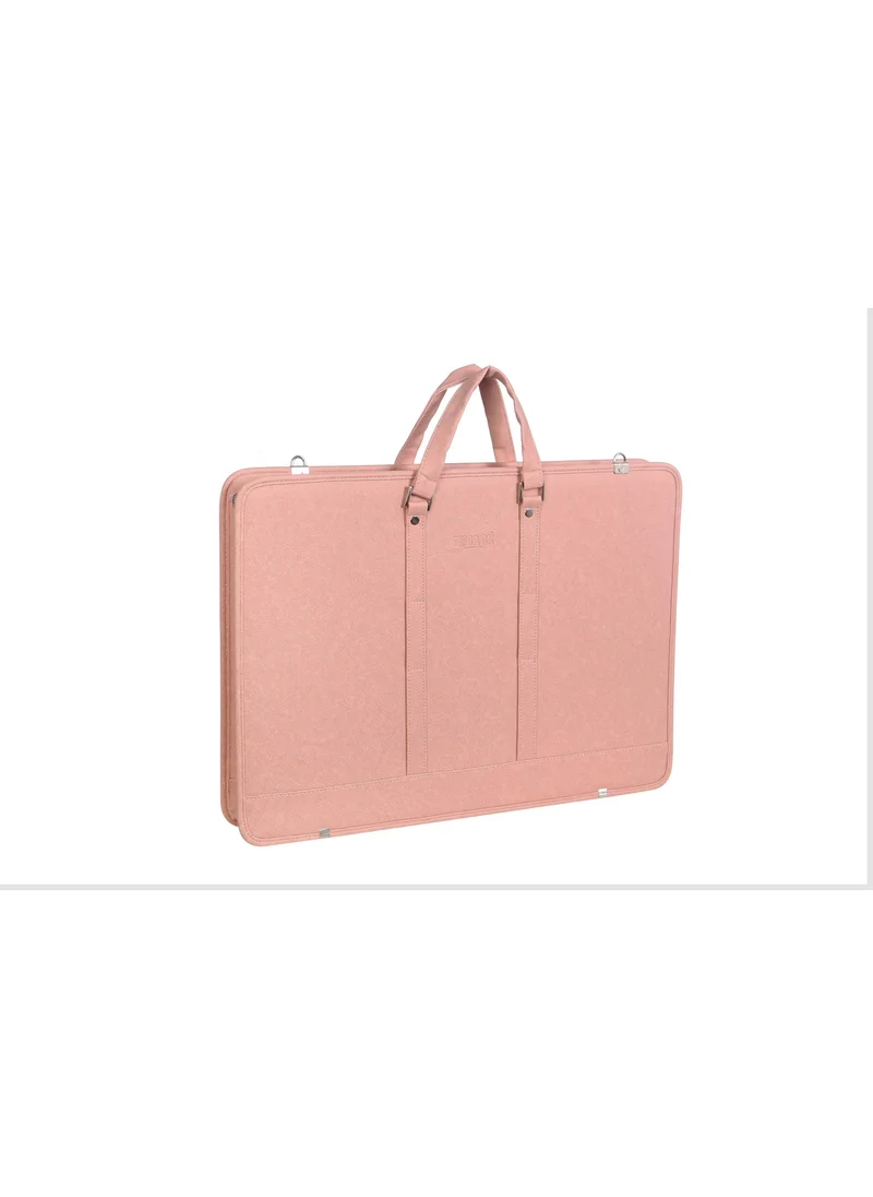 Hobi Market Art Leather Bellows Project Art Bag 40 x 55 cm Pastel Pink