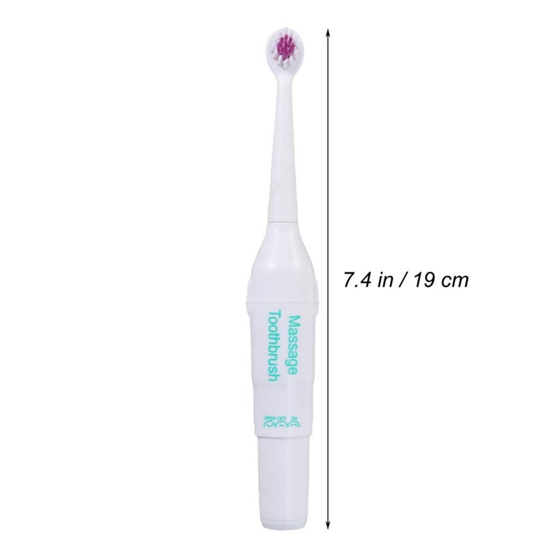 3pc Electric Pet Toothbrush Dog Sonic Brush Portable for Travel Blue - Image 3