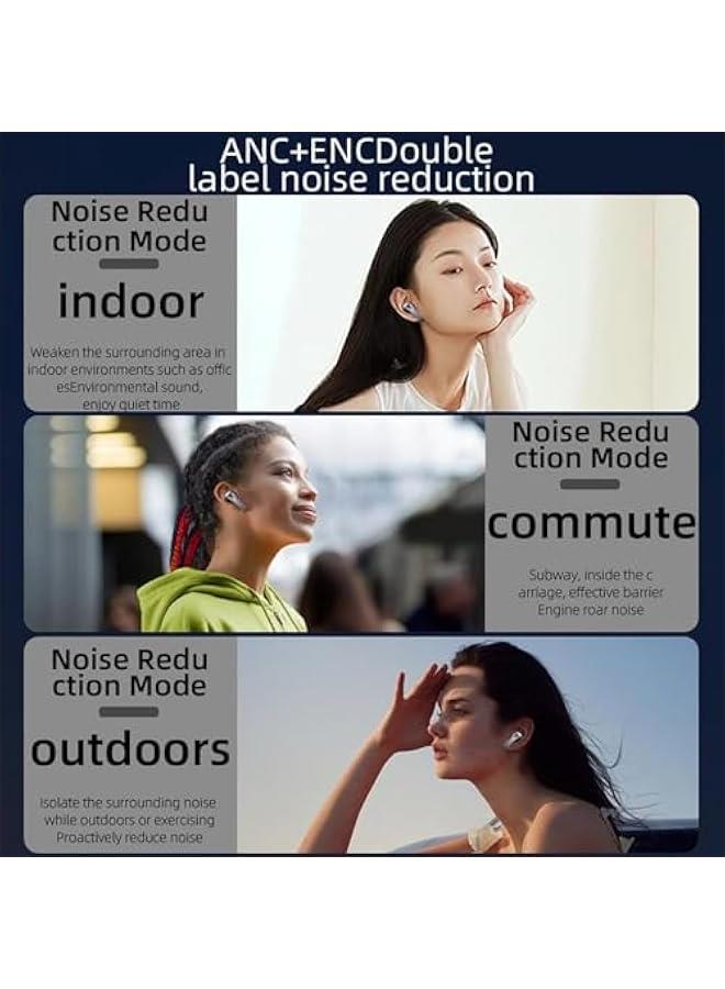 Translation Earbuds Real Time, 3 in 1 Language Translator Earbuds in Real Time 144 Languages & Accents, Translation Headphones Wireless Bluetooth, Ai Translating Earbuds Headphones APP Black  - Image 3
