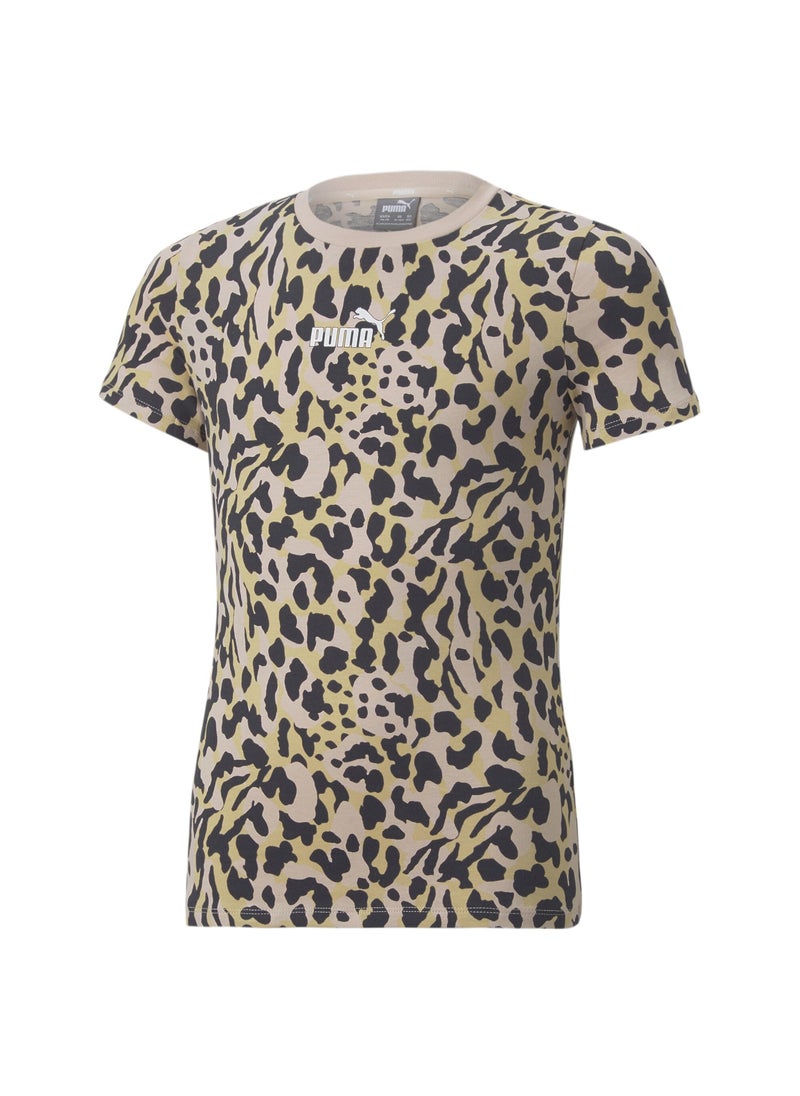 PUMA - Alpha Printed Girls Short Sleeve T-shirt - Image 1